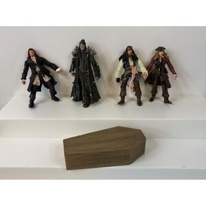 Pirates of the Caribbean Dead Mans Chest Figures Bill Turner Swann Will Jack